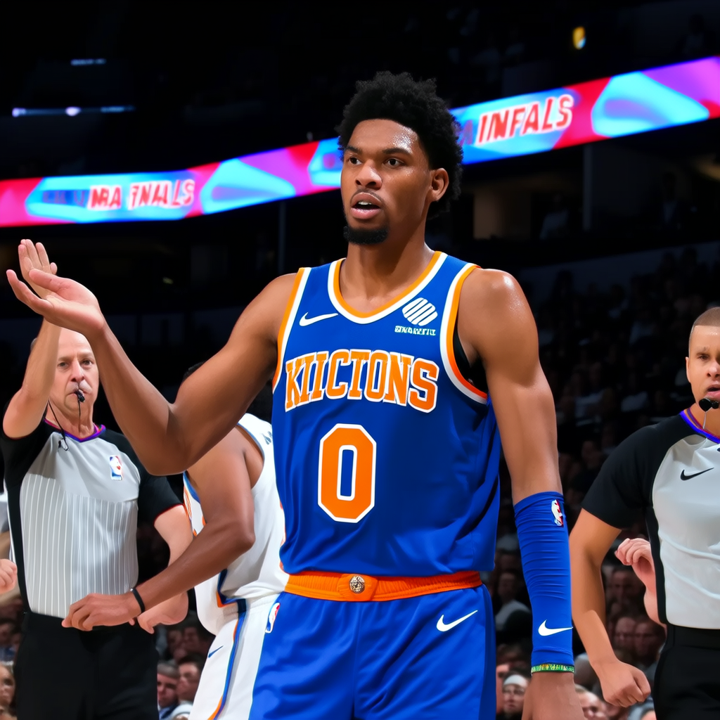 Die NBA hebt Mitchell Robinsons technisches Foul aus Spiel 2 der Finalserie nach Überprüfung der Rangelei auf