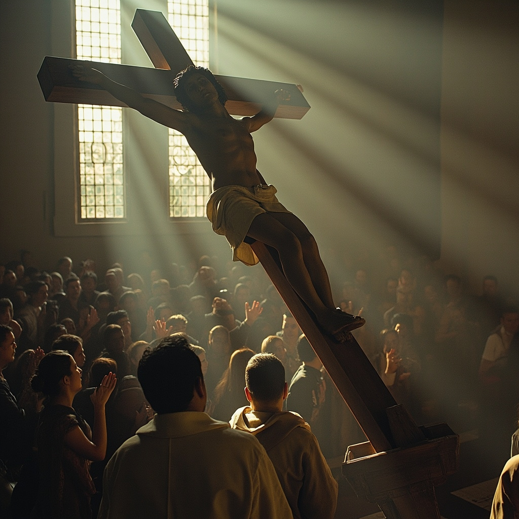 Falling crucifix kills priest during livestreamed Mass in Ecuador